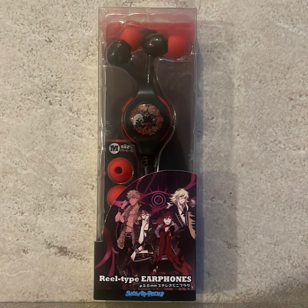 Never Opened Show By Rock! Reel-Type Earphones